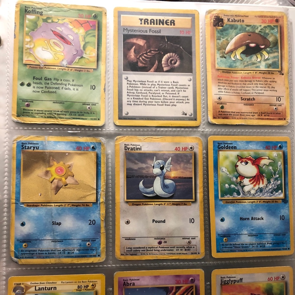 Pokémon Cards 1st Generation Lot
